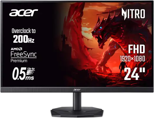 Acer Nitro KG24FX 23.8" IPS, 2xHDMI, DP, 200Hz, UM.QX1EE.101