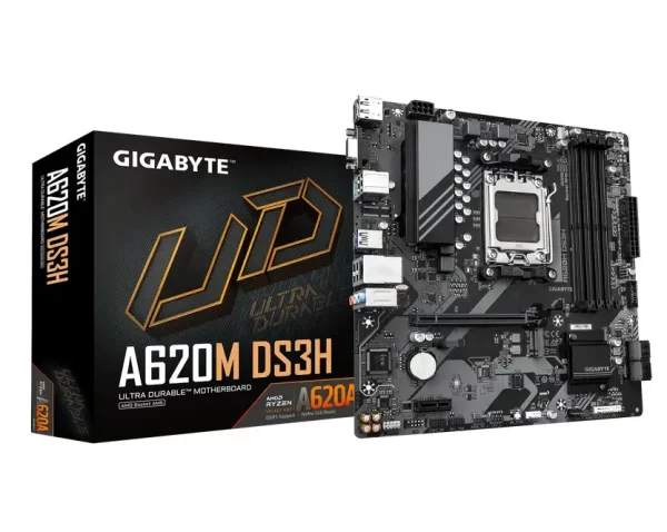 GIGABYTE Mainboard Desktop A620M DS3H
