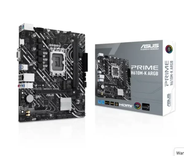 ASUS PRIME H610M-K ARGB LGA1700 MB