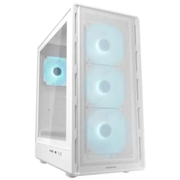 COUGAR AIRFACE PURE PRO PC Case, Mid Tower, White