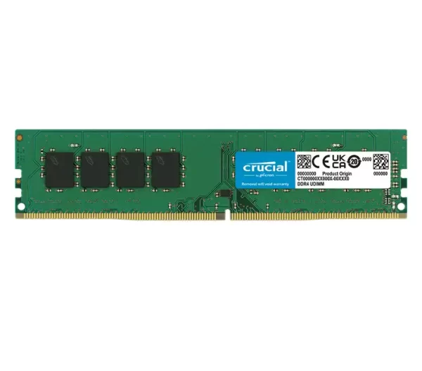 CRUCIAL 32GB DDR4-3200 UDIMM CL22 (16Gbit), CT32G4DFD832A