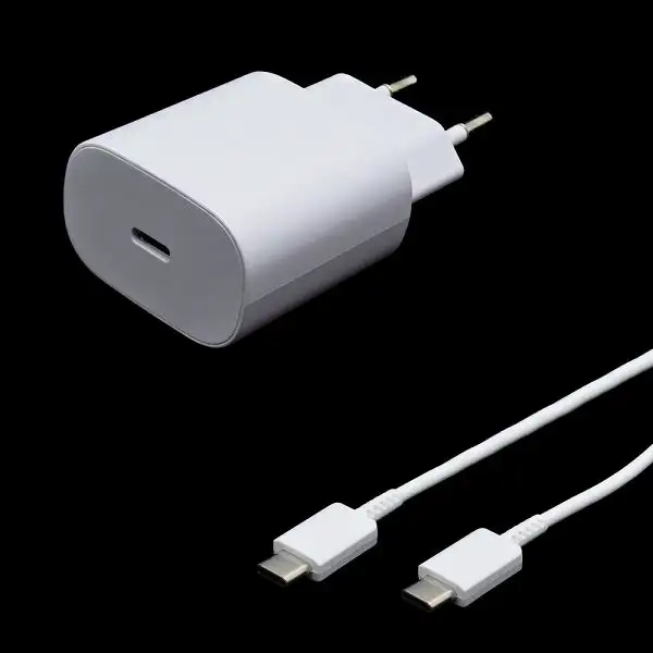 Punjač SAMSUNG TA800, 25W Fast Charge USB-C, USB Type-C kabel, bijeli