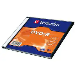 DVD-R Verbatim 4.7GB 16× Matt Silver JC (1 kom.)