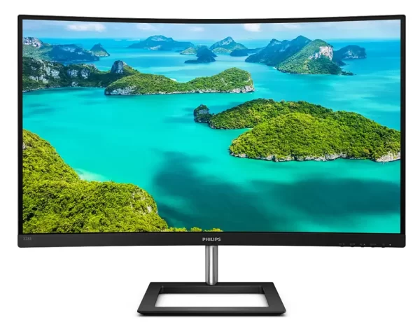 Philips 32" zakrivljeni monitor UHD, VA, 4ms, 2×HDMI/DP, zvučnici, crni, 328E1CA/00