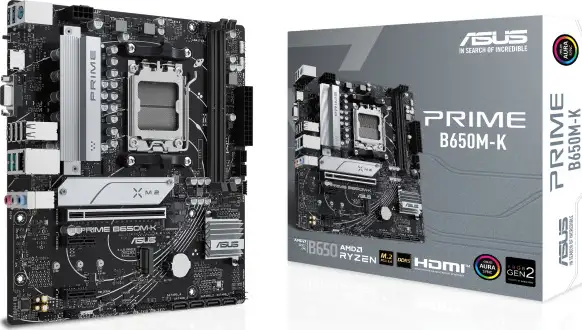 ASUS PRIME B650M-K AM5 1xVGA 1xHDMI, PRIME B650M-K