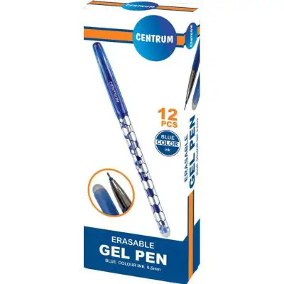 Kemijska olovka Centrum gel piši briši plavi ispis 88046