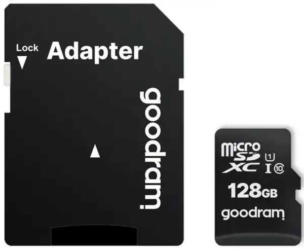GoodRam M1AA 128 GB | Class 10 UHS I Adapter, M1AA-1280R12