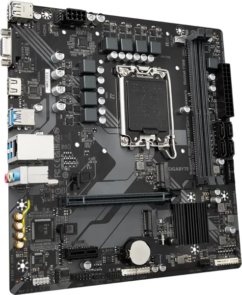 Gigabyte MB B760M H DDR4, S.1700, 2xDDR4/3200, PCIe 4.0, G-LAN, VGA/HDMI, mATX, B760M H DDR4