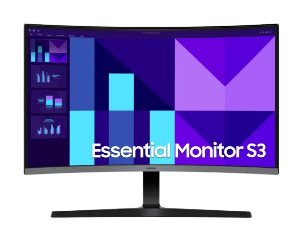Samsung Essential 27" FHD 1920x1080, 100Hz, 4ms, VA, zakrivljen 1800R, S39GD, LS27D390GAUXEN