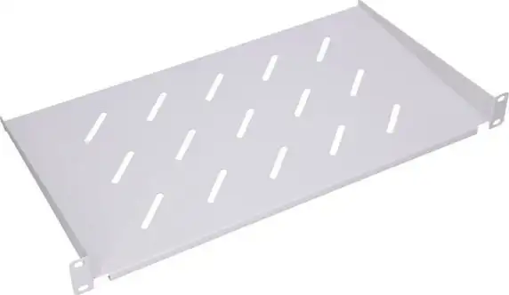 Extralink 1U 250mm Cantilever Shelf, Gray, for 19" wall cabinets