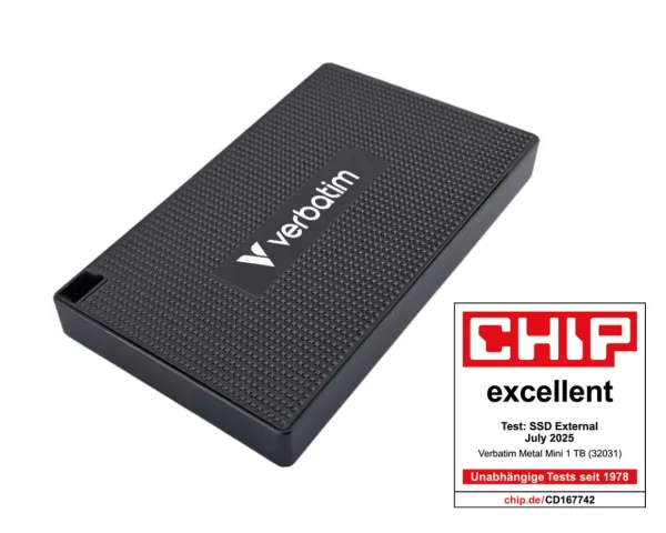 Verbatim Metal Mini 1TB SSD vanjski disk USB-C 3.2 Gen2, R/W: 2000/1750 MB/s