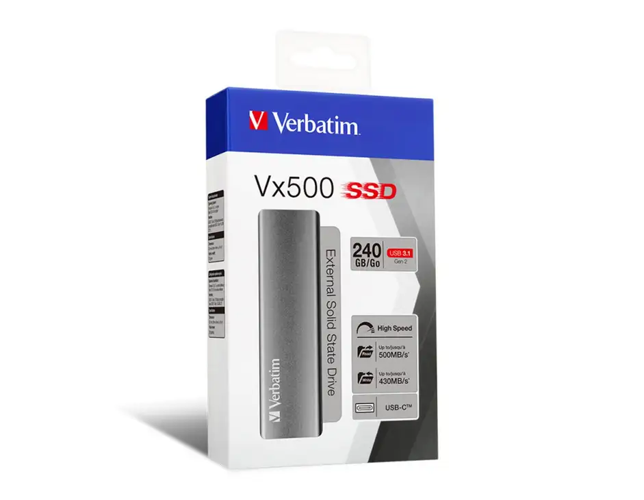 Verbatim Vx500 240GB SSD vanjski disk USB3.2 Gen2