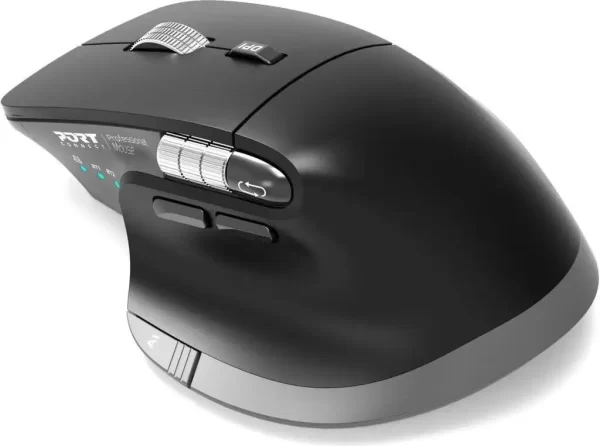 Port miš ULTIMATEMAC BT+WL, punjivi, crni, 910203