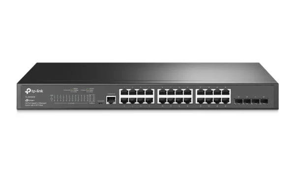 TP-Link SG3428 Omada 24-Port Gigabit L2+ Managed Switch with 4 SFP Slots