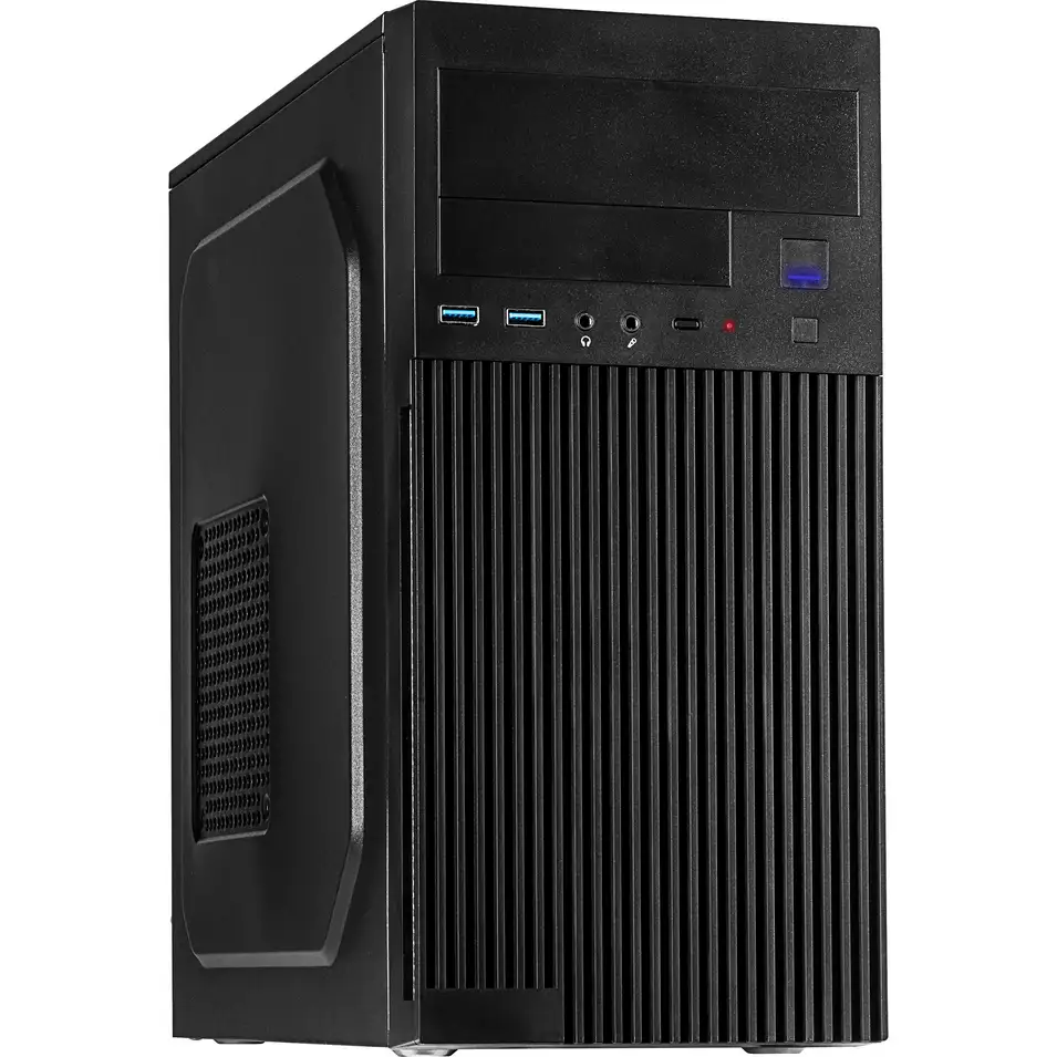 Inter-Tech PC Chassis IT-6521 Straight, mATX, Dark Gray