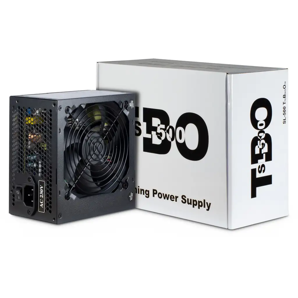 INTER-TECH Power Supply SL-500 TBO, 500W, 120mm fan