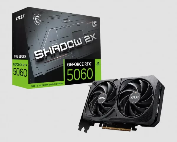 MSI GeForce RTX 5060 8G SHADOW 2X OC BULK