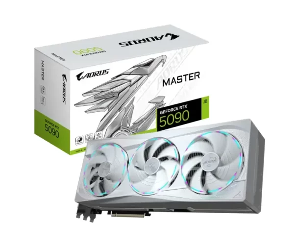 GIGABYTE AORUS GeForce RTX 5090 MASTER ICE 32G White