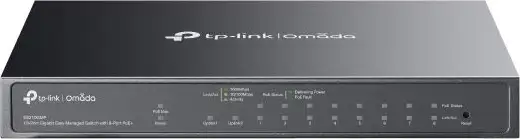 TP-Link Omada 10-Port Gigabit Easy Managed Switch with 8-Port PoE