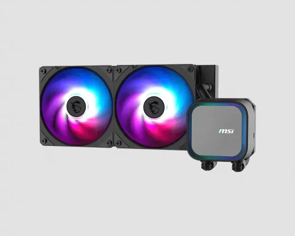 MSI CPU Cooler MAG CORELIQUID A13 240, Intel LGA 1700/1851, AMD AM5/AM4, 3Y Warranty, Black