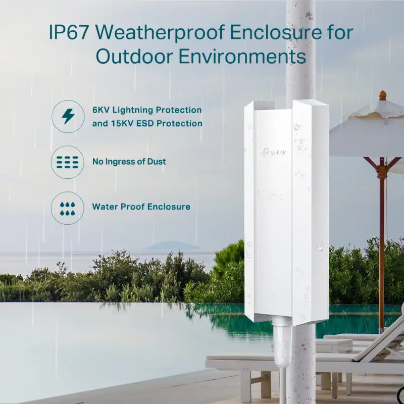 TP-Link AX1800 Indoor Outdoor WiFi 6 Access Point, 802.11ax