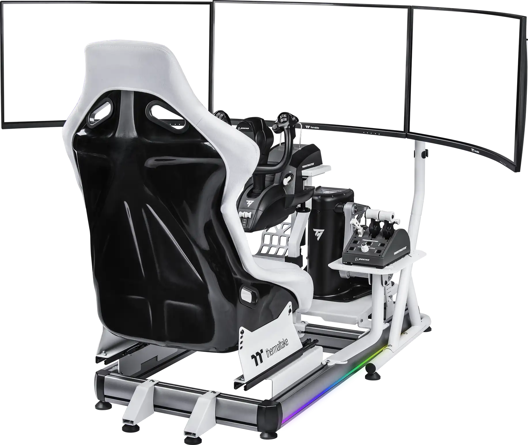 THERMALTAKE GSC GF500 kokpit simulatora leta Bijeli - Slika 9