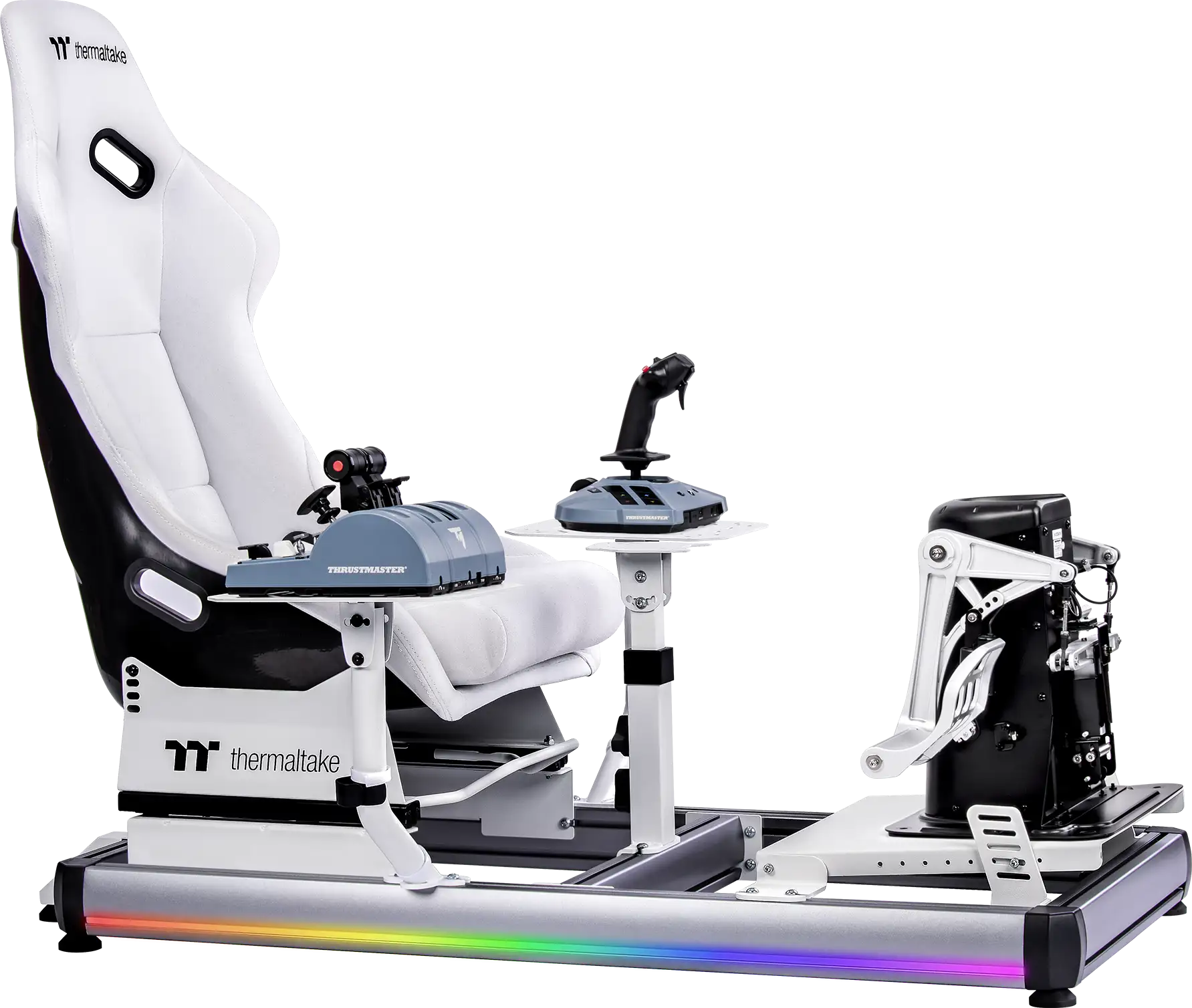 THERMALTAKE GSC GF500 kokpit simulatora leta Bijeli - Slika 5