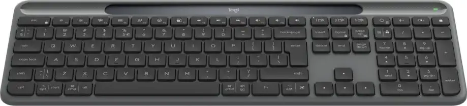 Logitech Signature Slim Solar+, crna, 920-013764