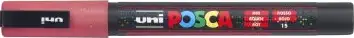 Marker Uni pc-3ml Posca glitter crveni