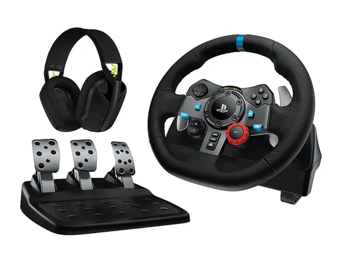 LOGITECH G29 VOLAN + G435 SLUŠALICE, CRNI, USB-C
