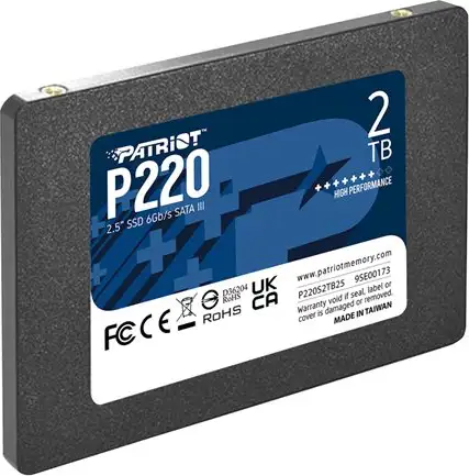 PATRIOT P220 SSD 2TB SATA 550/500MB/s P220S2TB25