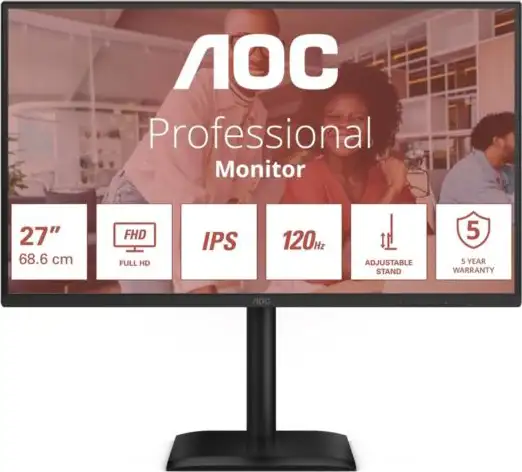 AOC LCD 27" 4ms, 120Hz