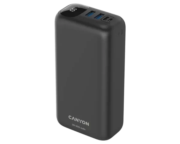 CANYON power bank PB-301 LED 30000 mAh PD 20W QC 3.0 Black