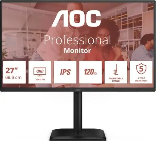 AOC LCD 27" 4ms, 120Hz, Q27E4U
