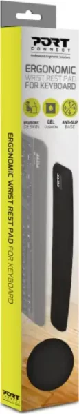 Port erg. oslonac zapešća za tipkovnicu, gel, crni