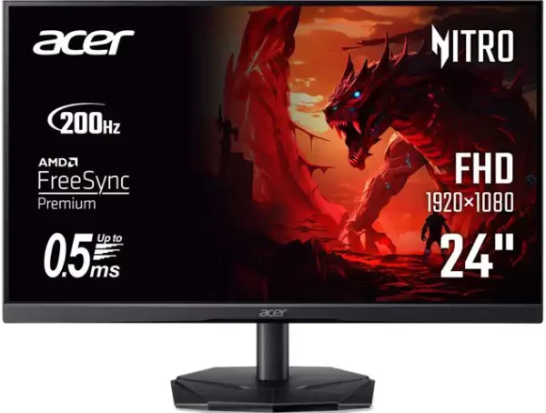 Monitor Acer KG241YX3bip, 23.8"/VA/1920x1080/200Hz/HDMI/DP/2Y