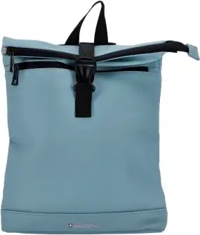 Ruksak Swiss Only s preklopnim (roll-top) zatvaranjem 27x9x35cm 9L nebesko plavi SO-122-SBLUE
