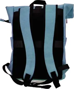Ruksak Swiss Only s preklopnim (roll-top) zatvaranjem 29x12x42cm 16L nebesko plavi SO-123-SBLUE - Slika 3