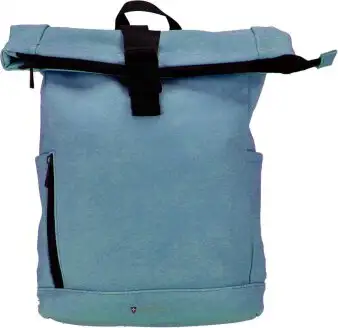 Ruksak Swiss Only s preklopnim (roll-top) zatvaranjem 29x12x42cm 16L nebesko plavi SO-123-SBLUE