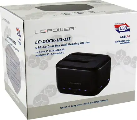 LC-Power dock za SSD/HDD, USB 3.0