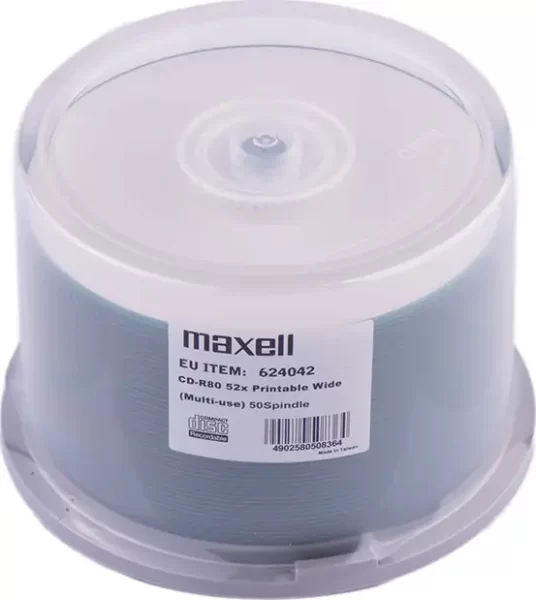 Maxell CD-R 52x, 700MB 50 kom spindle, printabilni