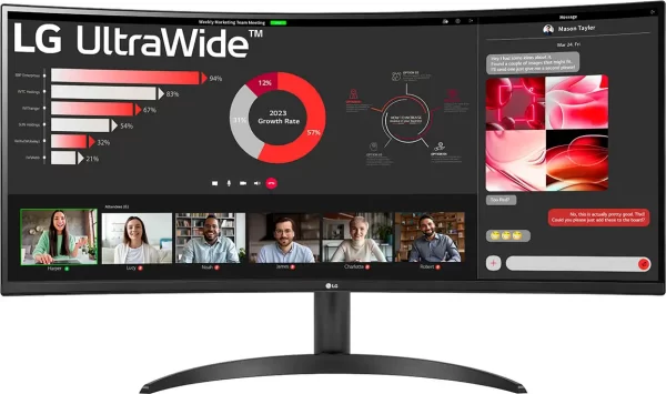 LG 34", 34WR50QK, 2x HDMI, DP, 100Hz, HDR10, WQHD