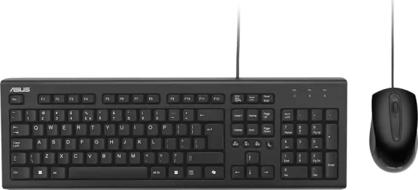 ASUS U2000, tipkovnica i miš, crna, HR