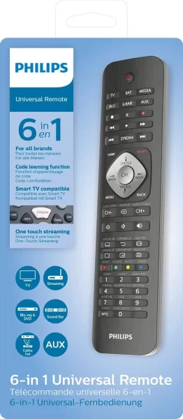 Philips univerzalni daljinski upravljač 6u1