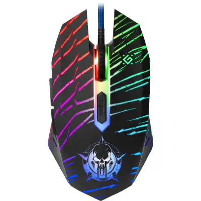 Miš Defender Dark Agent GM-590L, gaming žičani, rainbow 52590