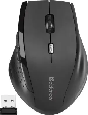 Miš Defender Accura MM-365, optički bežični, crni 52365