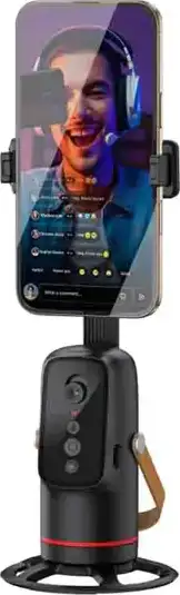 PAMETNI SELFI STATIV XO BLUETOOTH S PRAĆENJEM POKRETA ROTACIJA 360 SS20 CRNI