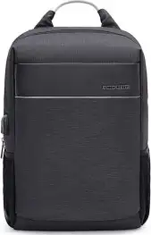 Ruksak za prijenosno računalo Urban Pro crni PU 15,6" 22L 32x16x47cm; s USB priključkom za punjenje AC-B00218