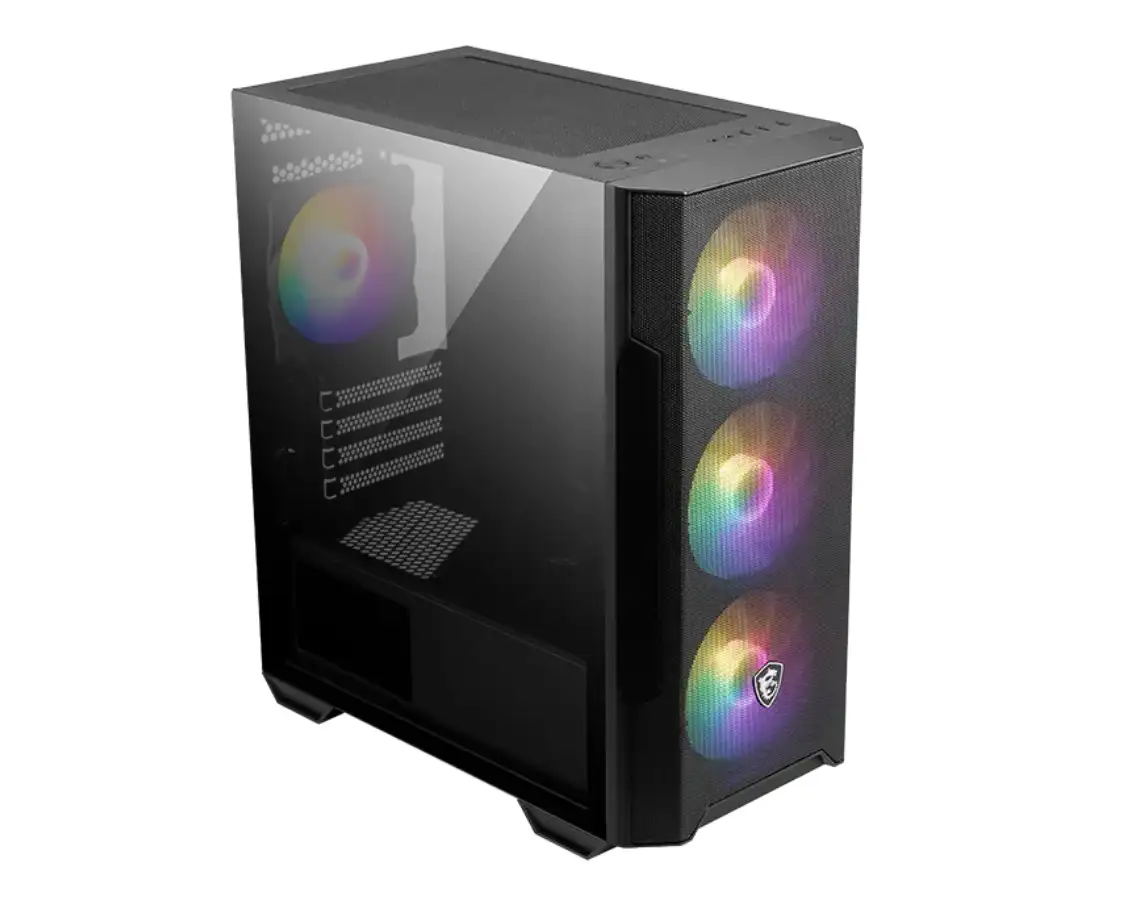 KUĆIŠTE MSI MAG FORGE M100R, MICRO ATX, 4x ARGB ventilatora