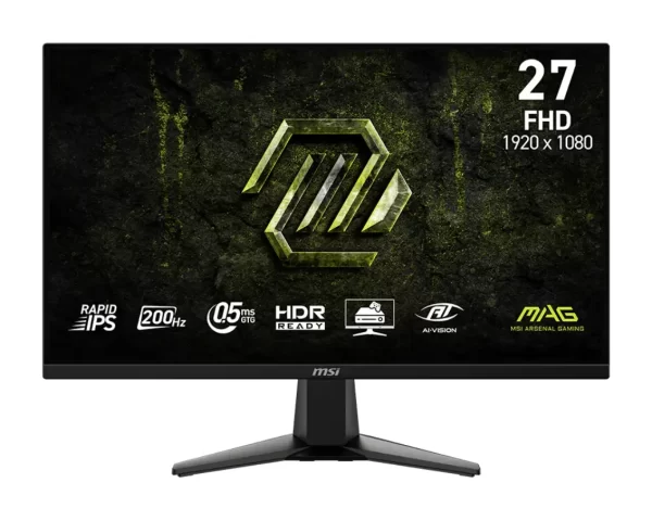 MSI MAG 275QF, 27" FHD, 200Hz, DP, HDMI, MAG 275F E20